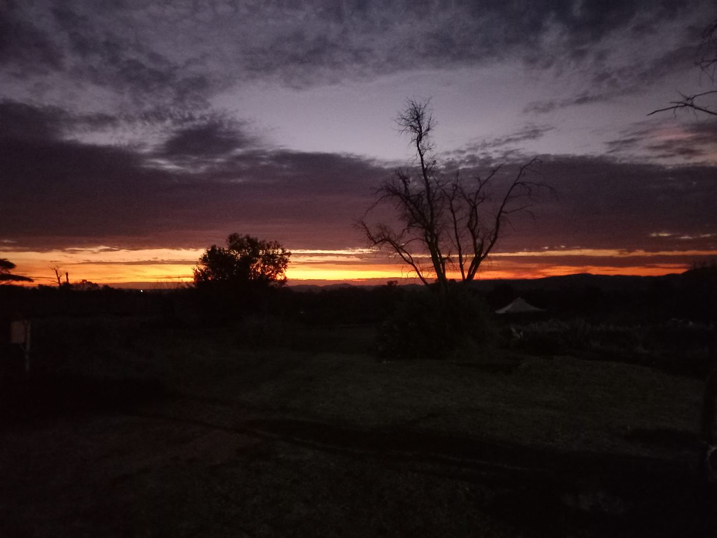 Sunset over the bushveld